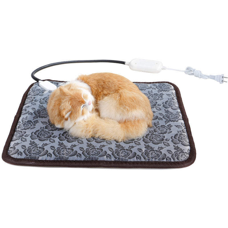 Waterproof heating pad for dogs and cats with chew resistant cord