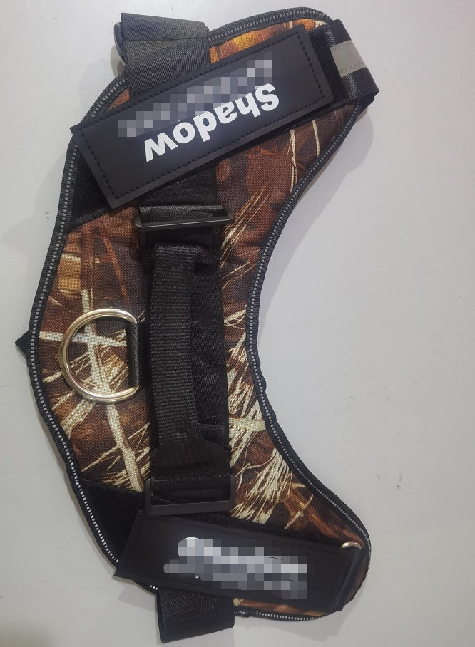 Personalized Dog Harness Reflective Breathable Adjustable