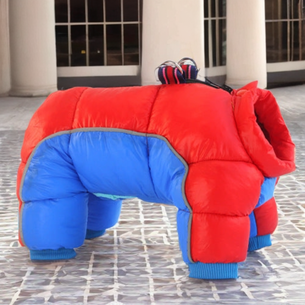 dog winter teddy cotton coat