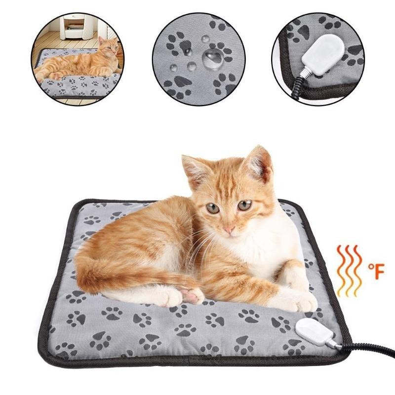 Waterproof heating pad for dogs and cats with chew resistant cord