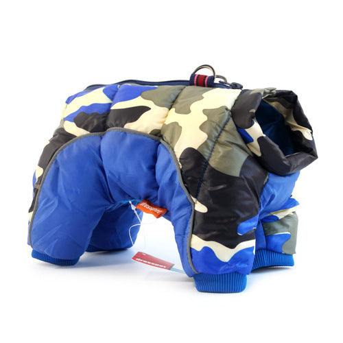 dog winter teddy cotton coat