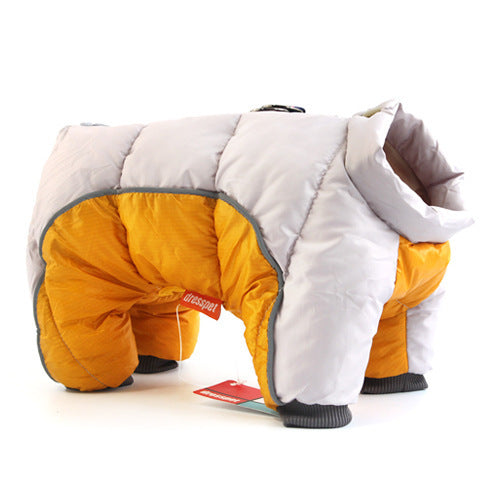 dog winter teddy cotton coat
