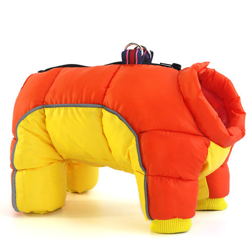 dog winter teddy cotton coat